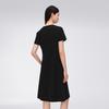 OVV Women's Classic Round Neck A-Line Commuter Dress