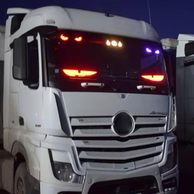 200/150/120 Cm Devil's Eye LED Truck Sign Scrolling Animation APP Remote Control LED Matrix Pixel Panel LED Display Light 12-24V