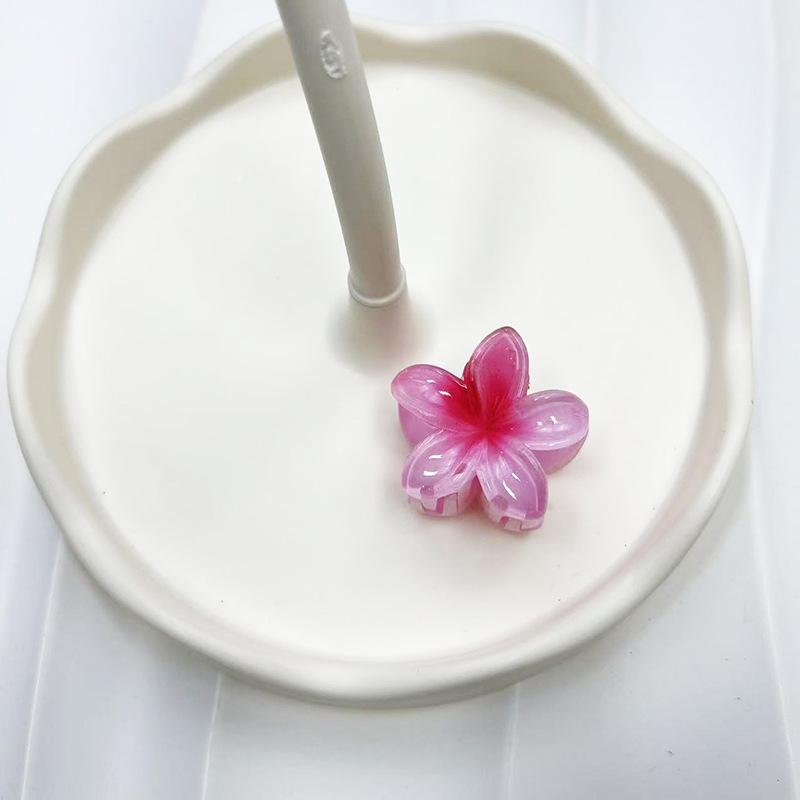 Europäische & Amerikanische Frangipani 4cm Strandurlaub Mode Haarspange