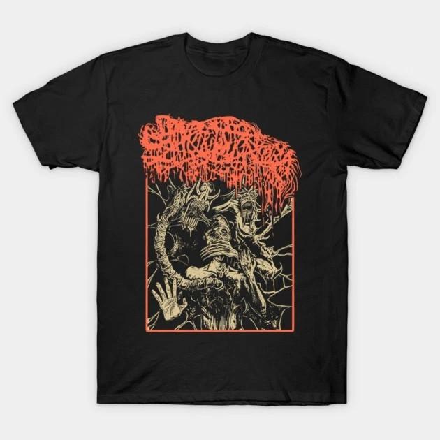Collection Sanguisugabogg Band Rare Album Cotton Black S-5XL T Shirt TU805 S