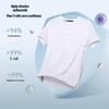 Lilang Men's Antibacterial Cooling Ice Silk Short Sleeve T-Shirt