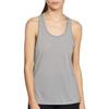 Nike Yoga Tanktop mit Schlitzsaum Atmungsaktives Strick Damen Tops Grau CQ8827-073