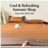 Natural Rattan Ice Silk Cooling Mat, Baby-Safe Double-Sided All-Season Bed Sheet, 2025 New, Multiple Sizes for Home & Nursery