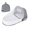 Folding Baby Travel Crib | Anti-Pressure Bionic Co-Sleeping Bed | Portable Newborn Isolation Nest for Travel