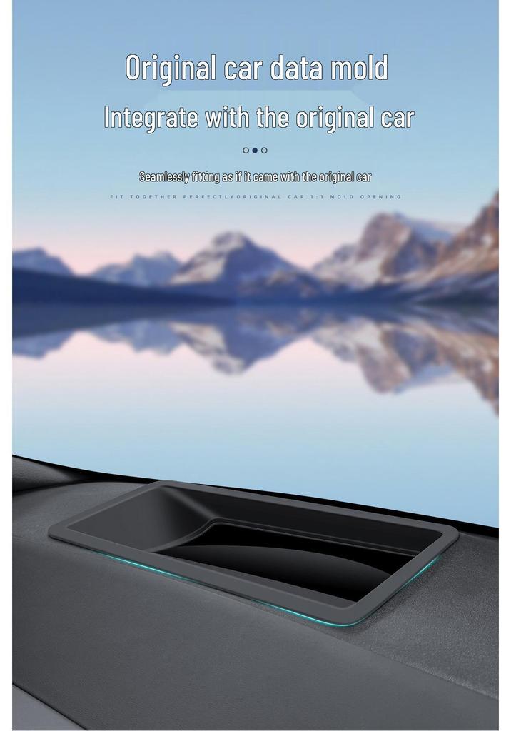 Xiaopeng X9 Silicone Curved HUD Dust Cover - Fits 26 Models