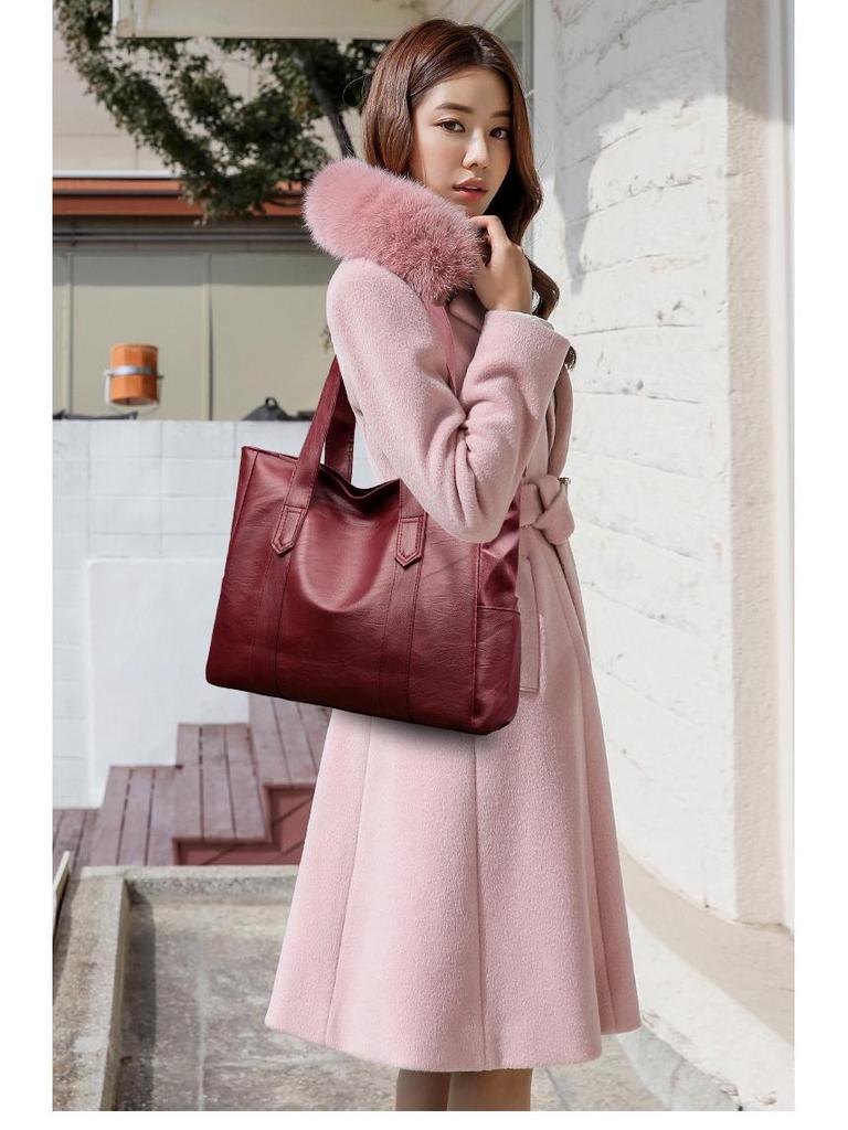 2025 Trendy Large Capacity Women's Tote: Fashionable, Versatile Handbag for Commute or Single Shoulder Wear