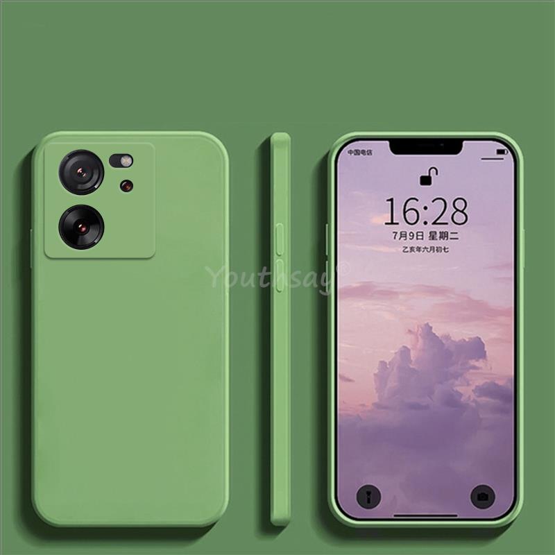 For Xiaomi 13T Pro Case Xiaomi 13T Pro Cover Silicone Plain TPU Capa Protector For Xiaomi 13T 12T Pro 12 Lite 12X 12S Pro Case