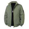 Winter Spring Artificial Wool Cotton Coat Men's Thick Cotton Coat Warm and Casual Versatile Loose and Oversized Stand Up Collar Jacket
