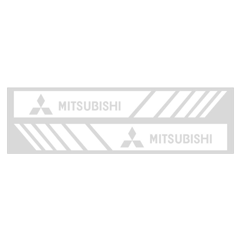 

2pcs Car Sticker Color Stripe Racing Strips Side Rear View Mirror Decal For Mitsubishi ralliart Lancer 9 Asx Outlander 3 Pajero