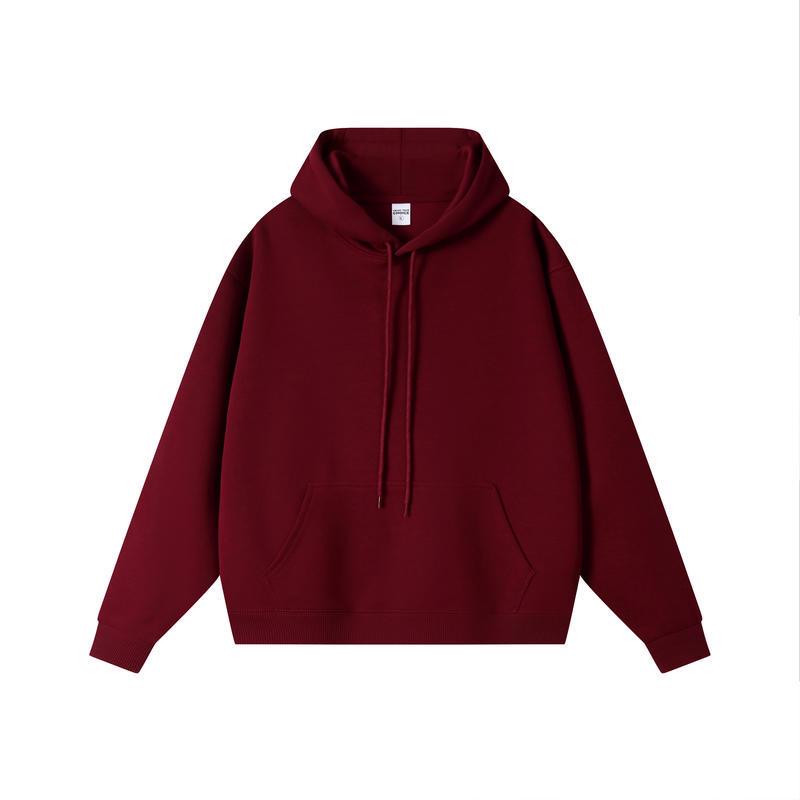 Women's Thick Hooded Pullover Sweatshirt - Loose, Drop Shoulder, Cute & Versatile College Style for Autumn 2024 Arrival