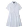 Women's Slim Fit Pleated Polo Dress