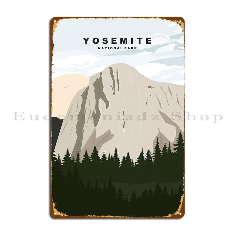 Yosemite National Park Metal Sign Printing Decoration Cinema Designer Plaques Tin Sign Poster