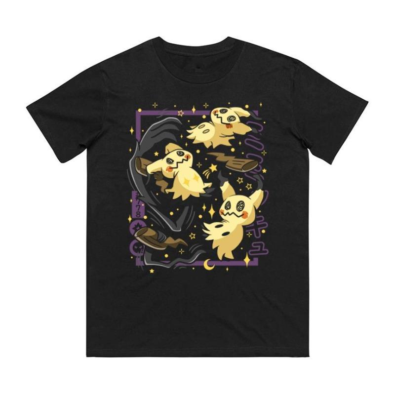 Mimikyu Printed Pure Cotton T-shirt for Men and Women Spring/Summer New Collection Fashion Short Sleeved Shirt