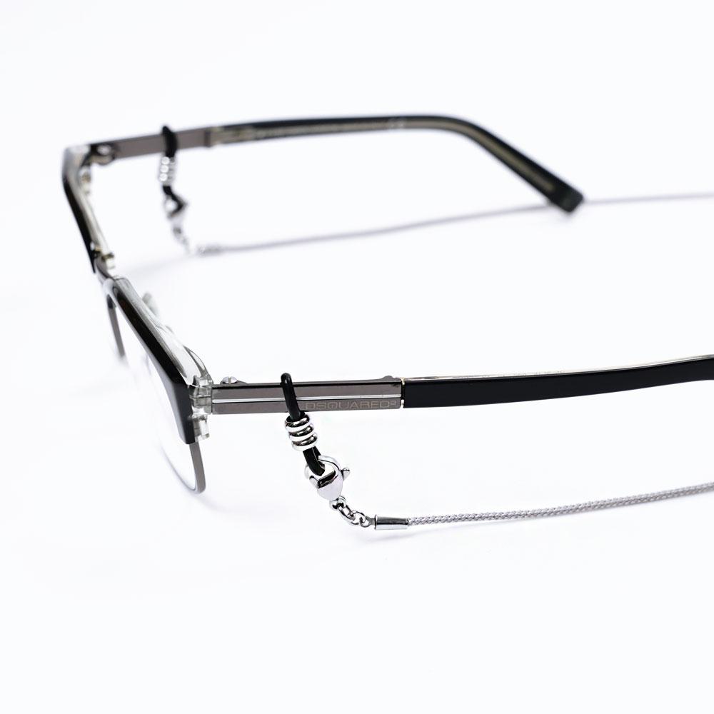 Jeibanseukeullaesig Simple Slim Strap Eyeglass Chain Mask Necklace (C2001-An669_Gr)
