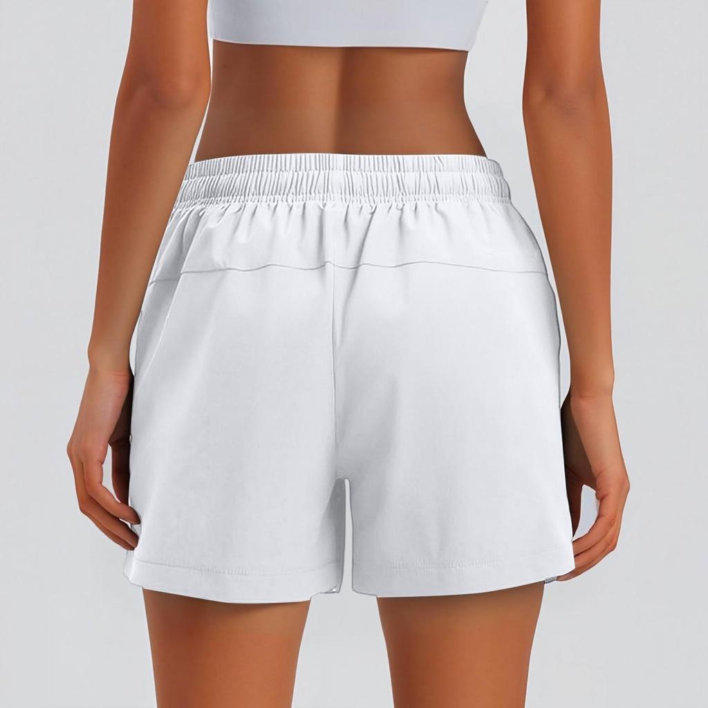 Women's Sports Shorts Casual Loose Solid Color Breathable Quick Drying Shorts