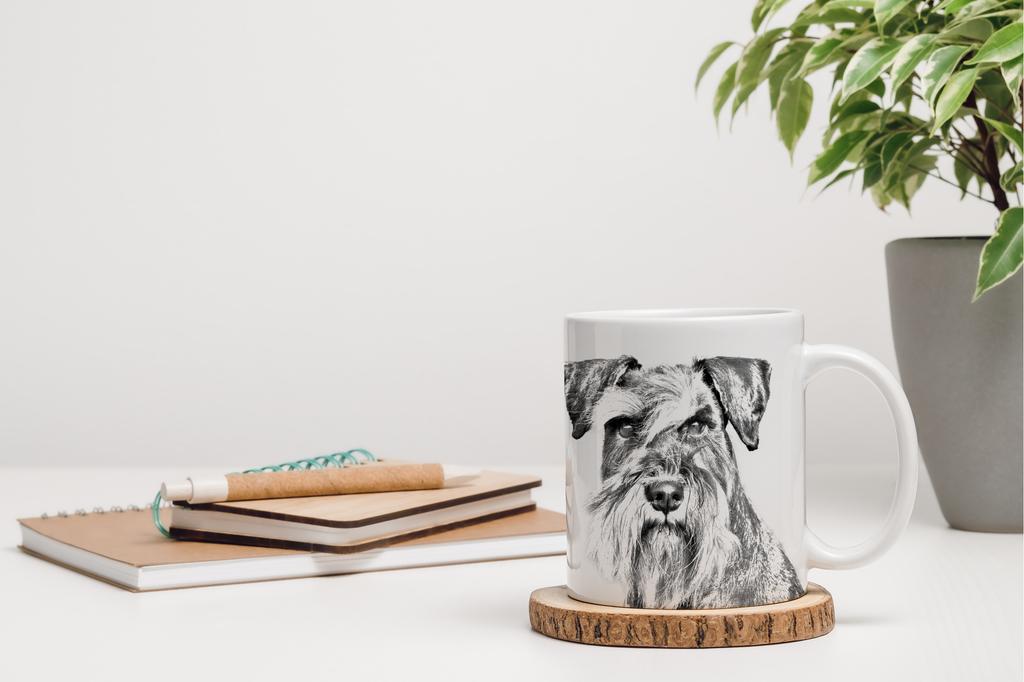 Schnauzer - Cup with a Dog, Personalized Cup with a Print, a Classic Gift for Everyone from the Art-Dog Brand