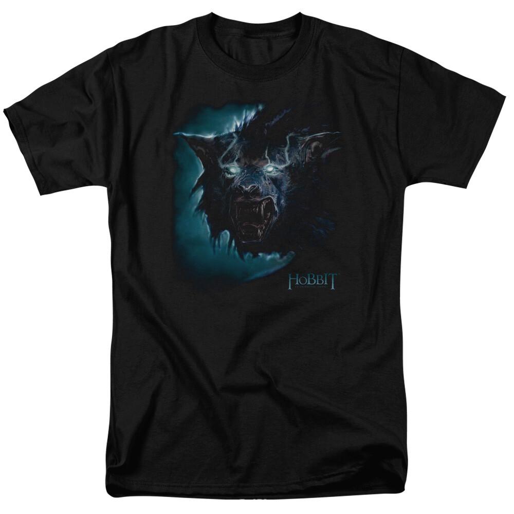 26 The Hobbit Warg T Shirt Mens Licensed Fantasy Movie Tee Bilbo Black Unisex T-Shirt M