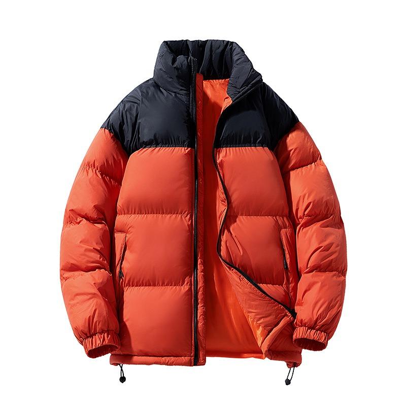 Winter Stehkragen Baumwollwattierte Jacke für Herren und Damen Marke Locker Samt Brot Baumwolljacke