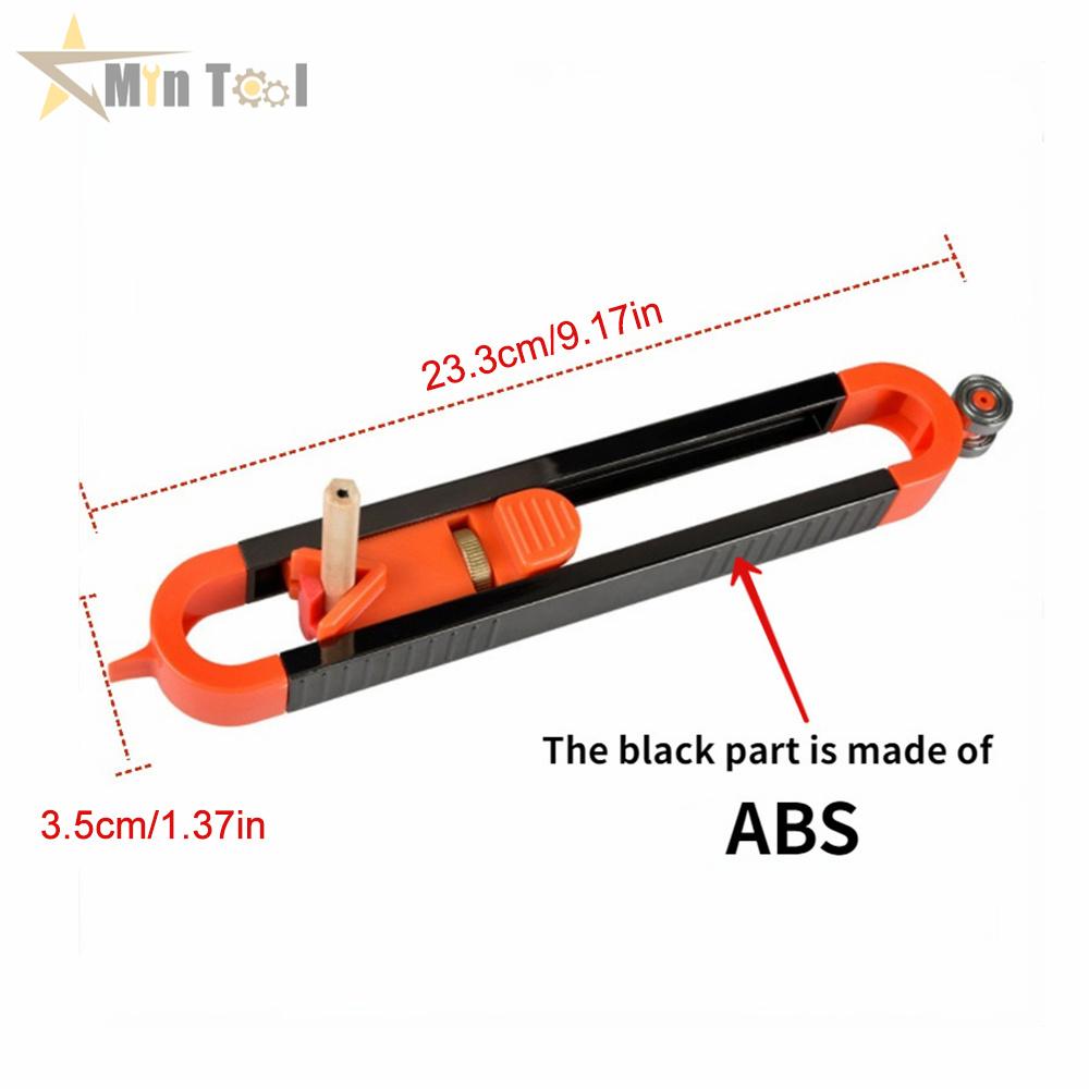 Profile Scribing Ruler Contour Gauge With Lock Adjustable Locking Woodworking Tool Measuring Gauge Hand Tool