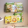No-Drill Wall-Mounted Acrylic Bookshelf: Hallway & Behind-Door Storage for Children's Books