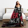 Dexter Morgan  Bedding Throws Warm Fashion Blanket Blood Forensic TV Series For Living Room Camping Flannel Bedspread Bed Cover