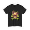 Neon Skull with Bat Ears T-Shirt | Cool Skull Tee, Flashy Style, Fashion Shirt