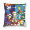 Homer In The Bushes Simpsons Pillowcase Soft Polyester Cushion Cover Gift Throw Pillow Case Cover Home Dropshipping 45*45Cm