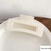 13cm Extra Großer Mattierter Eckiger Krallenclip - Vielseitiges Haaraccessoire