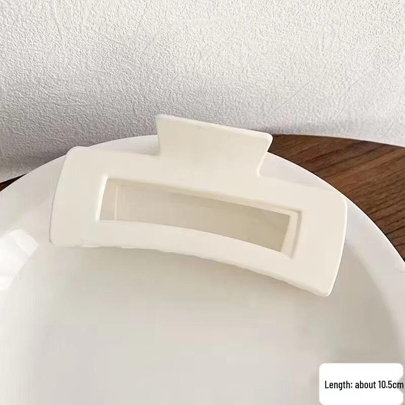 13cm Extra Großer Mattierter Eckiger Krallenclip - Vielseitiges Haaraccessoire