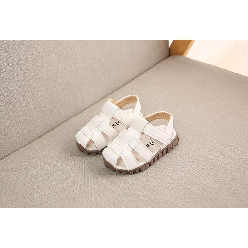 Summer Kids Closed-Toe Casual Sandals, Toddler Little Boys Girls Breathable Beach Shoes