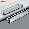 NAIERDI Maniglie per Armadi in Lega di Alluminio Manopole Incassate Moderne Maniglie per Cassetti di Cucina Tiranti Nascosti per Armadio Arredamento