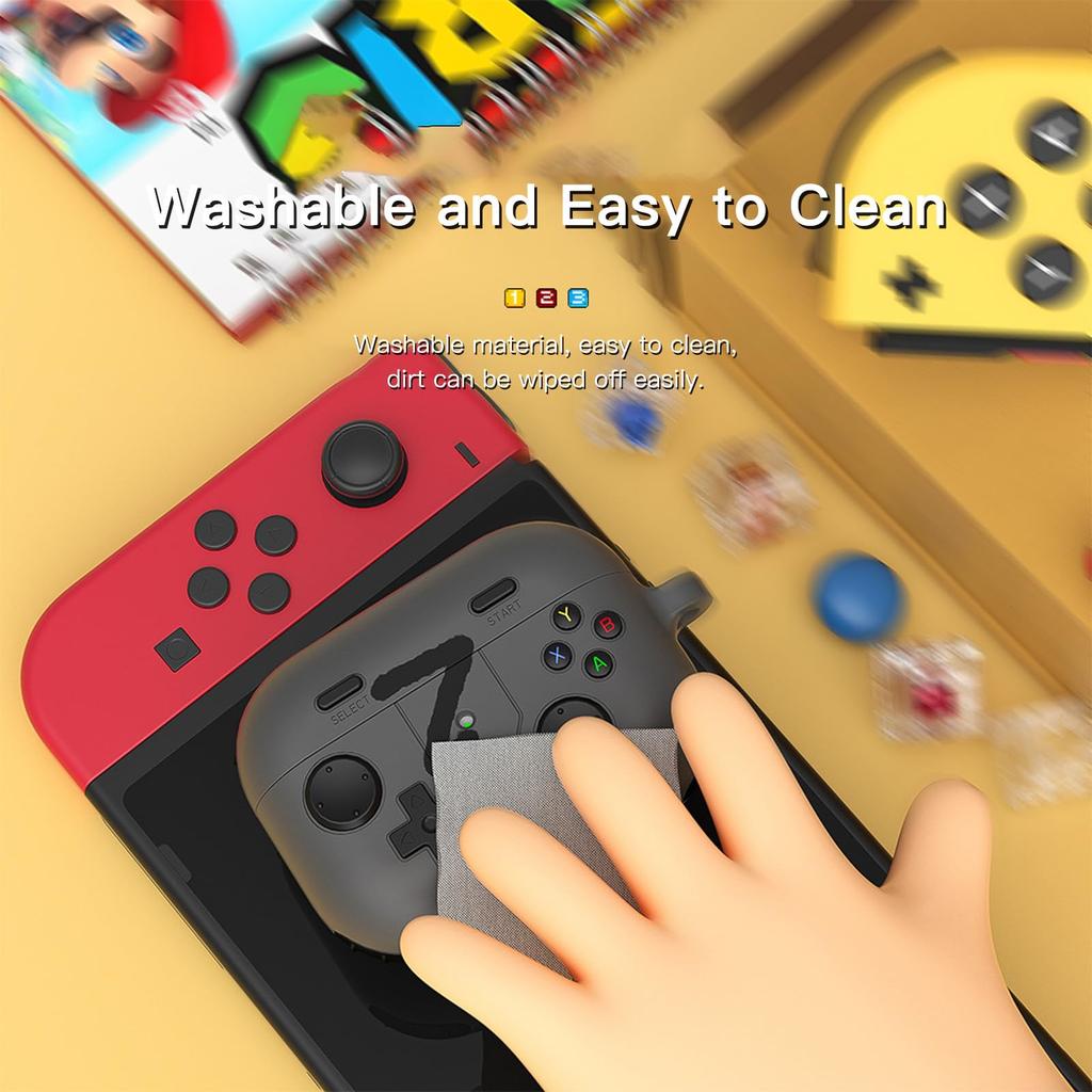 For AirPods Pro 3 Case Cute 3D Game Player Design Protective Silicone Skin Cover for AirPods Pro 3 with Keychain & Cleaning Kit