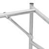 Stojak na drewno opałowe z pokrowcem przeciwdeszczowym 101 x 61 x 110,5 cm Stal galwanizowana
