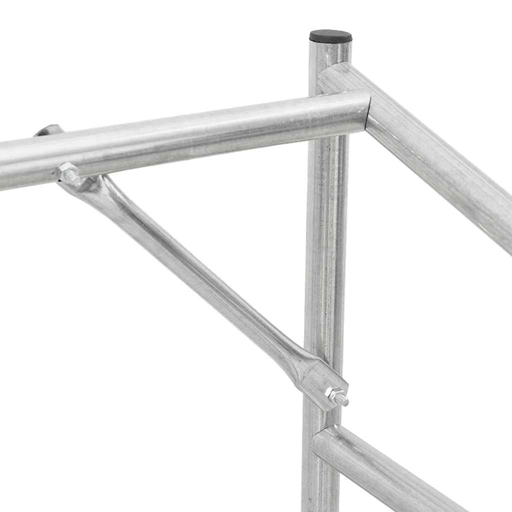 Stojak na drewno opałowe z pokrowcem przeciwdeszczowym 101 x 61 x 110,5 cm Stal galwanizowana