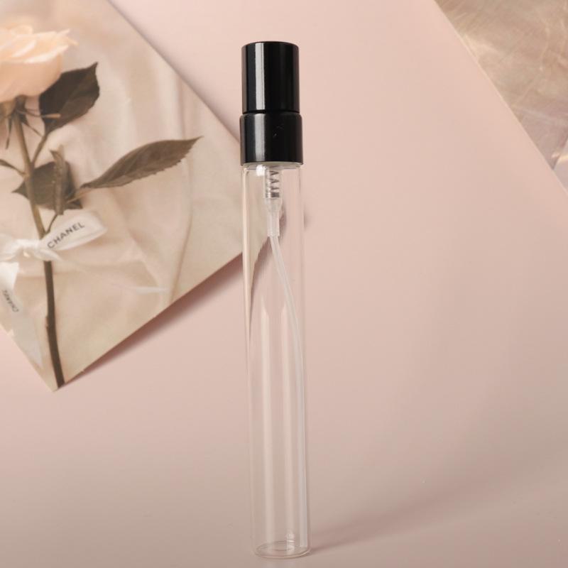 2/3/5/10ml High-End Transparent Glass Perfume Spray Bottle - Portable and Refillable