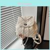 Stylish Spring Summer Fashion Backpack For Women In Black Blue Silver White Pu Material