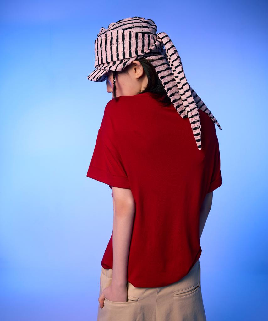 Yueolssesi Durag Turban Layered Cap (Pink)