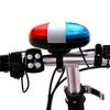 1PCS Bicycle Bell 6 LED 4 Tone  Horn Bike Call LED Police Light Electronic Loud Siren Kid Accessories Bike Scooter