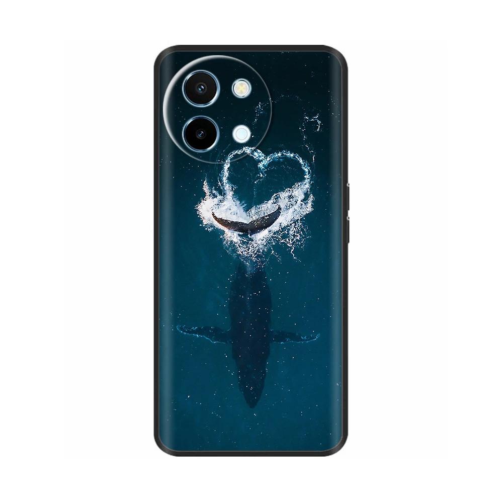 For Vivo Y38 5G Phone Case Cute Fashion Heart Flowers Cases For Vivo Y18 Soft Silicone Bumper Cover For Vivo Y18E Fundas Shells