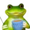 Animal Sculpture Frog Statue for Lawn Desktop Park Ornament Resin Figurine Party Favor