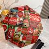 Christmas Gift Halloween Theme Bear Truck Coca Cola umbrella is suitable for all seasons, including home travel and outdoor activities Y17