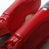 ISAMI Thai Samai Leg Guards Large Red BX-41