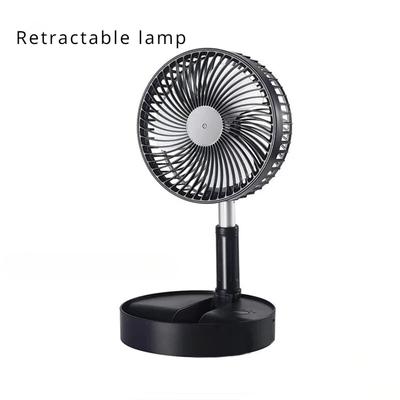 Portable Electric Fan Folding Telescopic Floor Standing USB Rechargeable Mini Brushless Fan for Home Office Air Conditioner