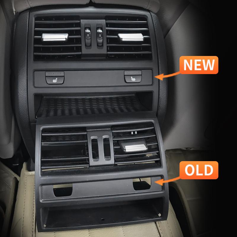 Upgraded Rear AC Conditioning Air Vent Grille Outlet Replacement For BMW 5 Series F10 F11 F18 520i 523i 525i 528i 530i 535i