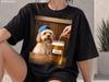 Individuelles Hunde-Foto trinkt Bier Comfort Colors Shirt Lustiges Katzen-Meme Grafik T-Shirt Tee