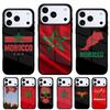 Morocco Flag Coat Of Arms Soft Phone Case for iPhone 17 Air 16e 15 14 13 Pro Max Back Cover for 12 11 Pro Coque