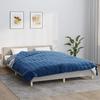VidaXL Weighted Blanket Blue 220x230 Cm 15 Kg Fabric 3154863