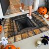 Stone Cave Deep Void View Floor Mat Flannel Rug Soft Non Slip Washable Door Mat For Bathroom Bedroom Kitchen Home Decor