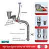 304 Stainless Steel Double Bowl Kitchen Sink with Deodorant Drain Pipe