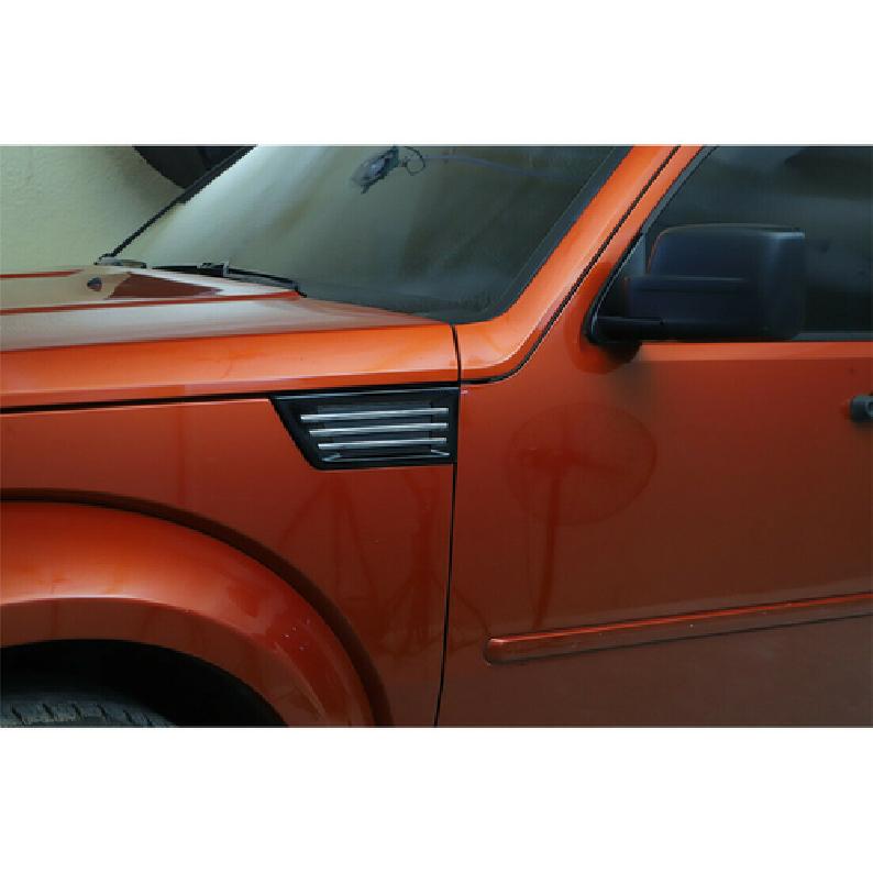 Gloss Black Fender Air Conditioner Vent Outlet Trim Cover for Dodge Nitro 07-12